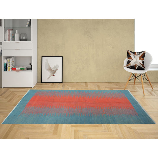 Modern Rose Vale Kilim Rug